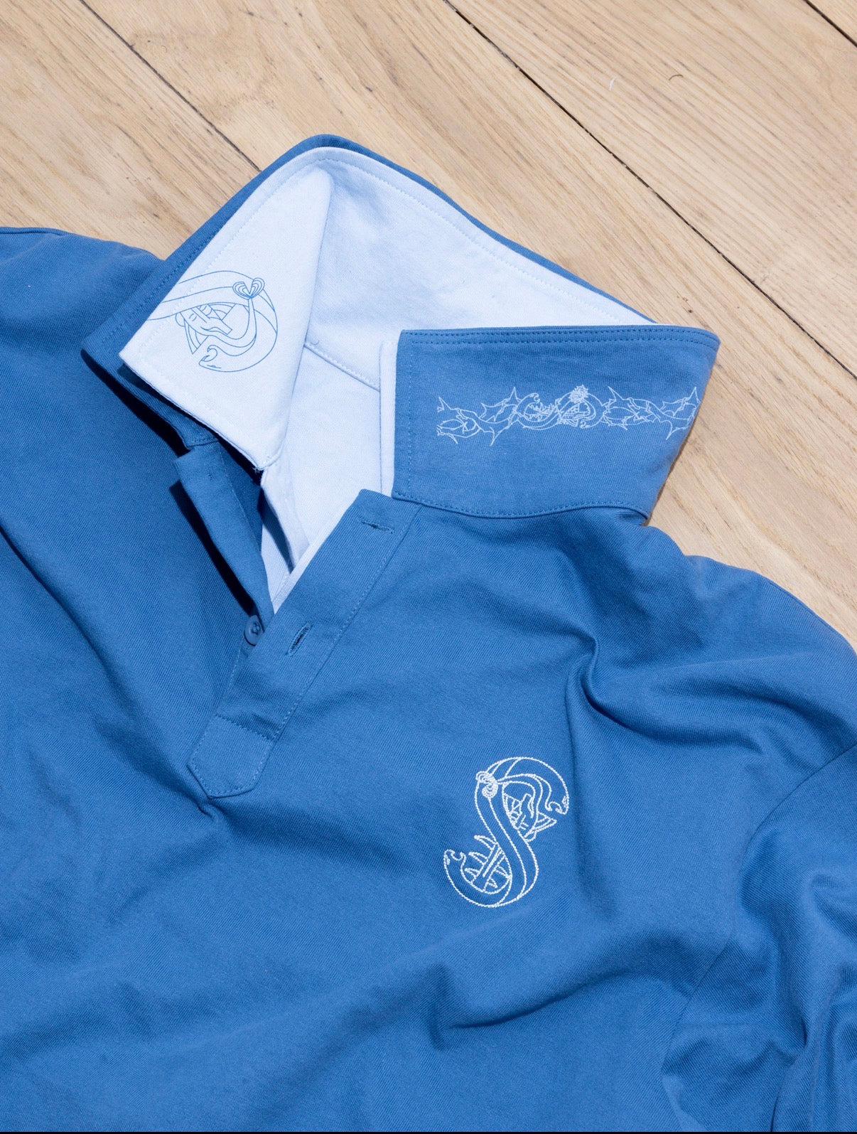 Double Polo Deep Blue