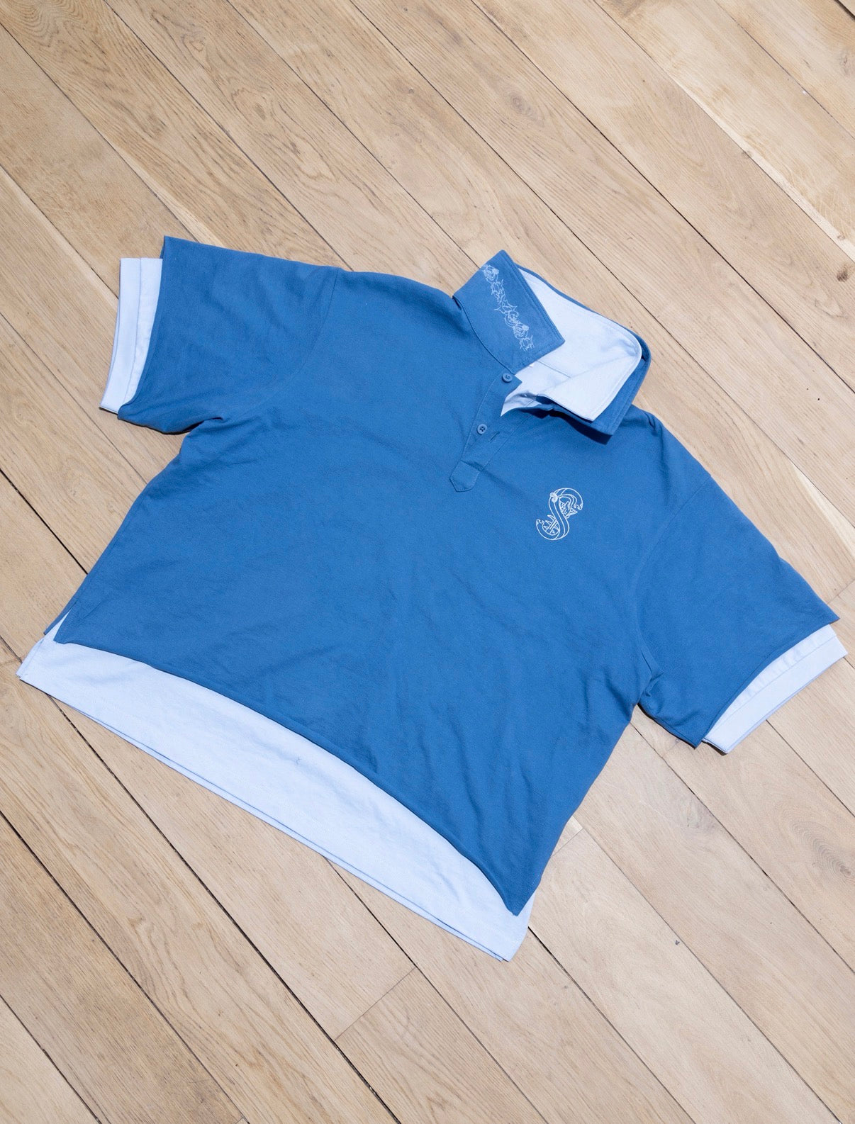 Double Polo Deep Blue